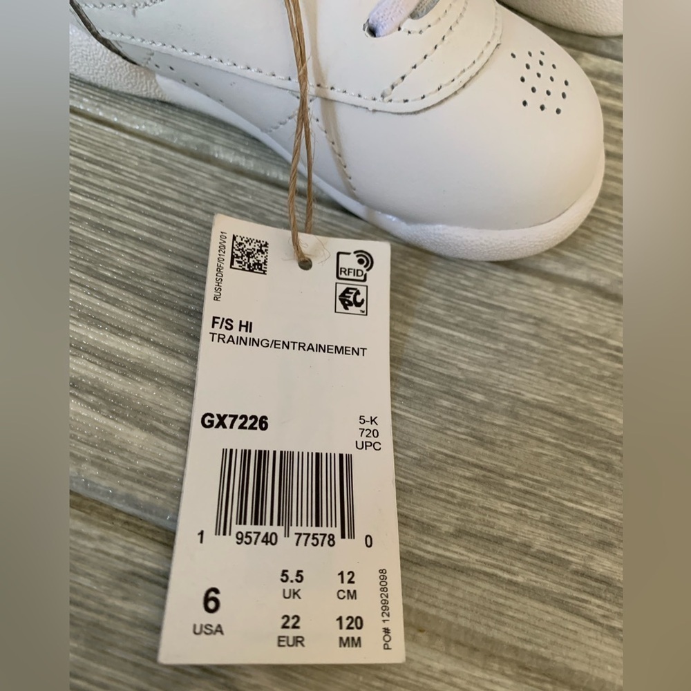 REEBOK KIDS FREESTYLE HI TODDLER WHITE SIZE 6 - Picture 5 of 13